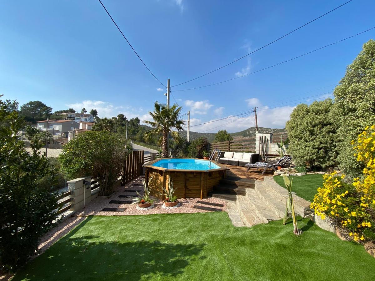 Amazing Vila Close To Sitges, Jacuzzi, Swimming Pool & Exellent Views Olivella Eksteriør billede