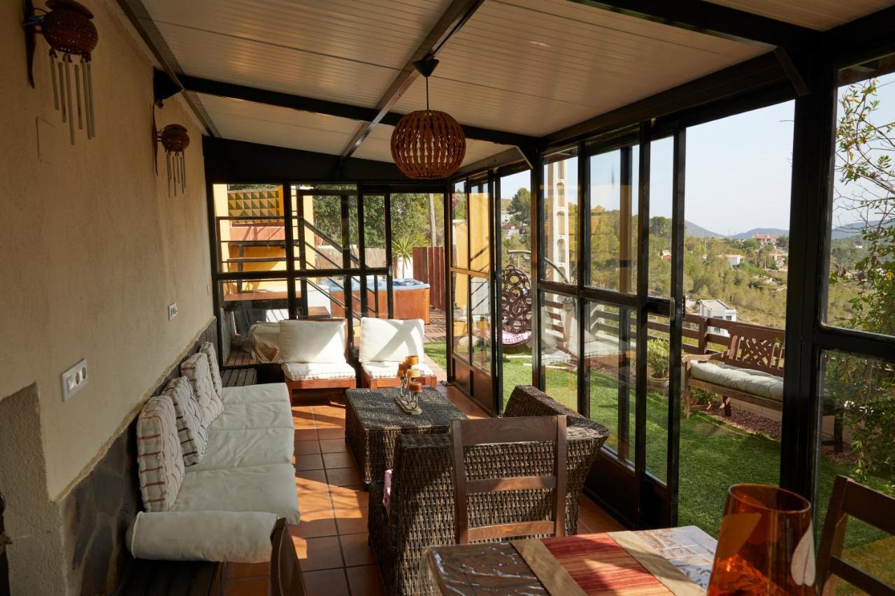 Amazing Vila Close To Sitges, Jacuzzi, Swimming Pool & Exellent Views Olivella Eksteriør billede