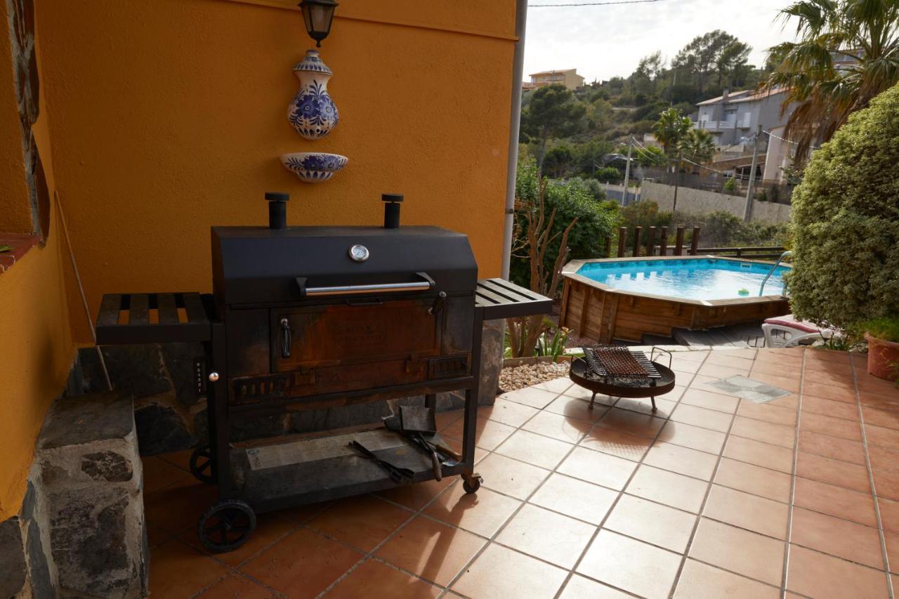 Amazing Vila Close To Sitges, Jacuzzi, Swimming Pool & Exellent Views Olivella Eksteriør billede