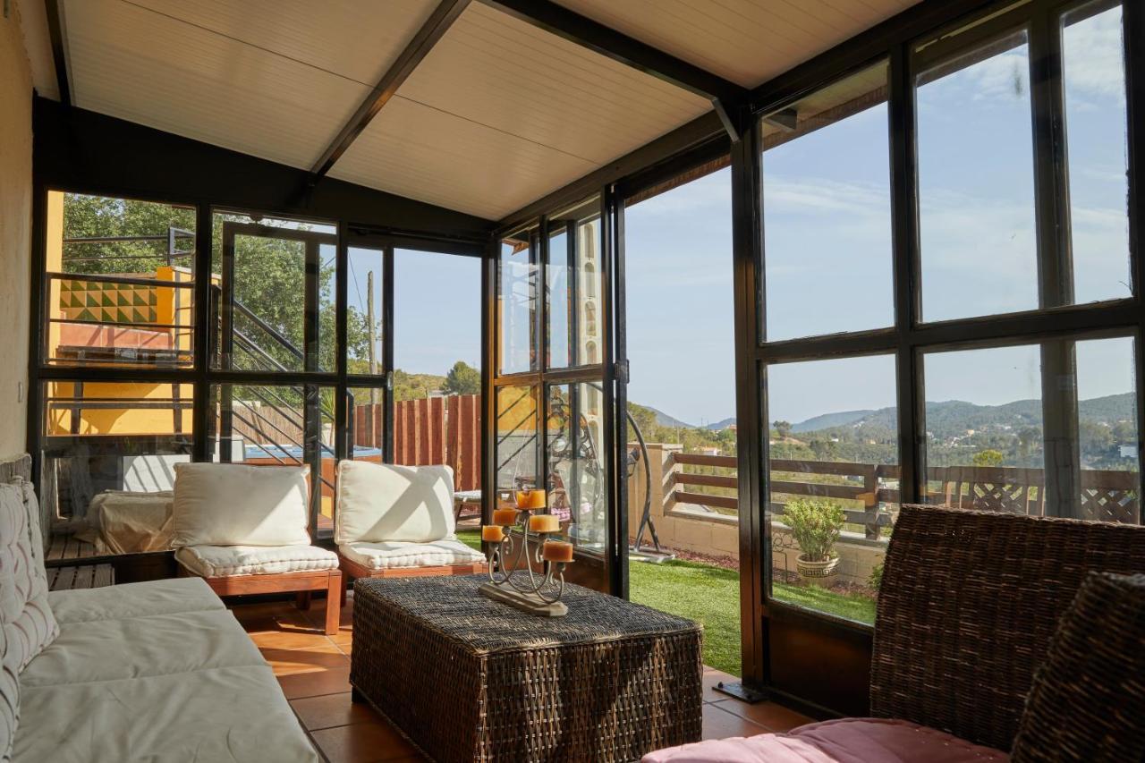 Amazing Vila Close To Sitges, Jacuzzi, Swimming Pool & Exellent Views Olivella Eksteriør billede