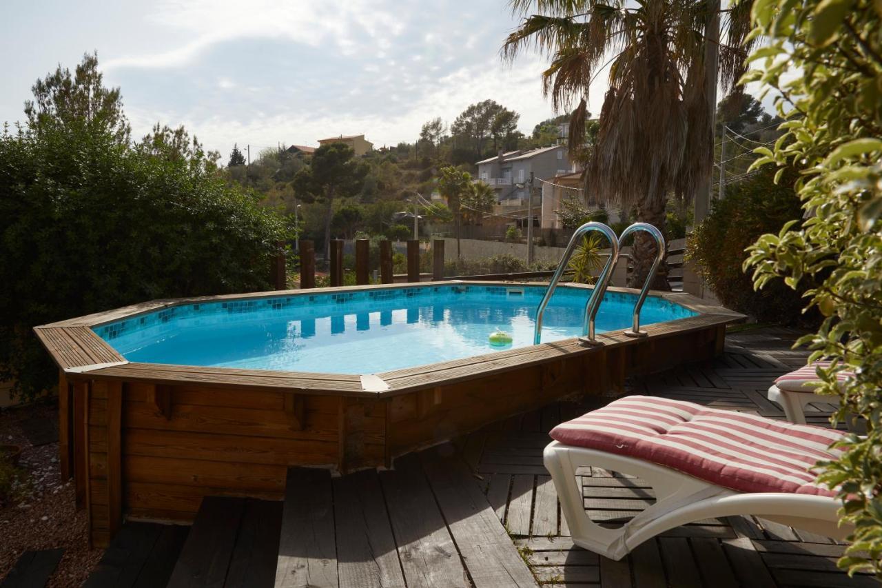 Amazing Vila Close To Sitges, Jacuzzi, Swimming Pool & Exellent Views Olivella Eksteriør billede